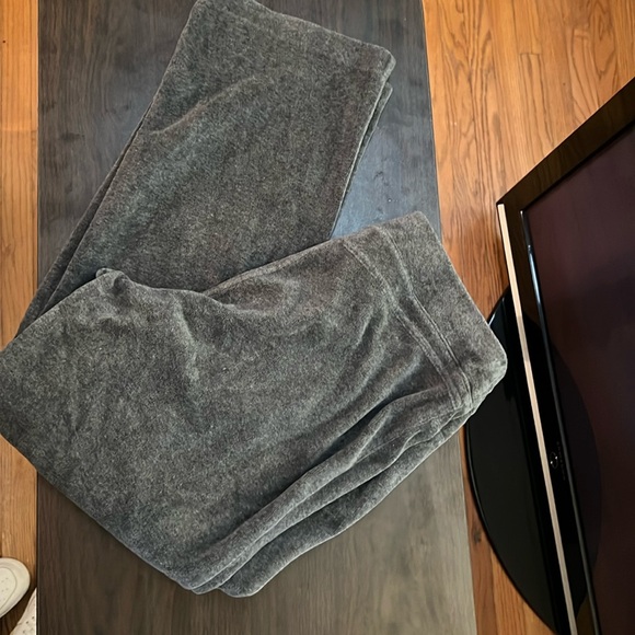 Lifestyle Pants - Super soft, dark gray, terry-cloth-like material, jogging pants. Lifestyle Sz Sm